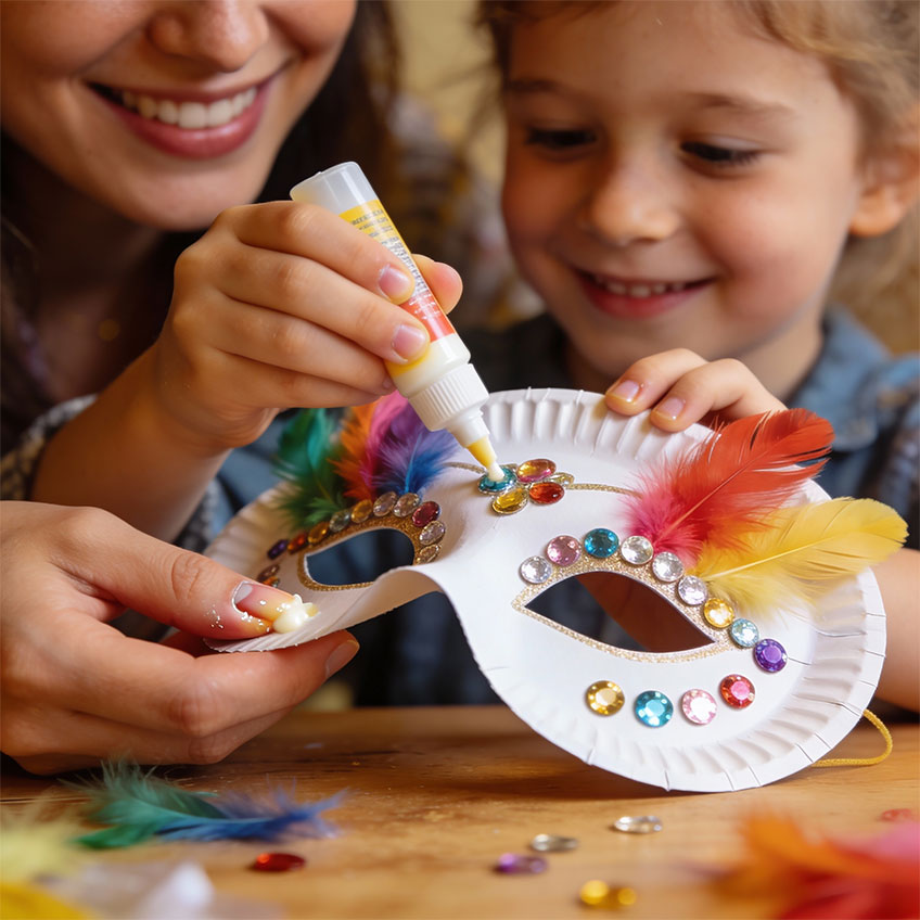 Paper Plate Masks